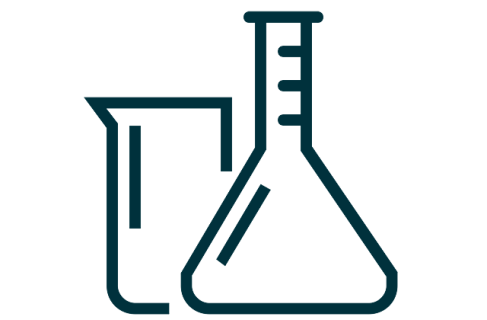 image of lab beakers