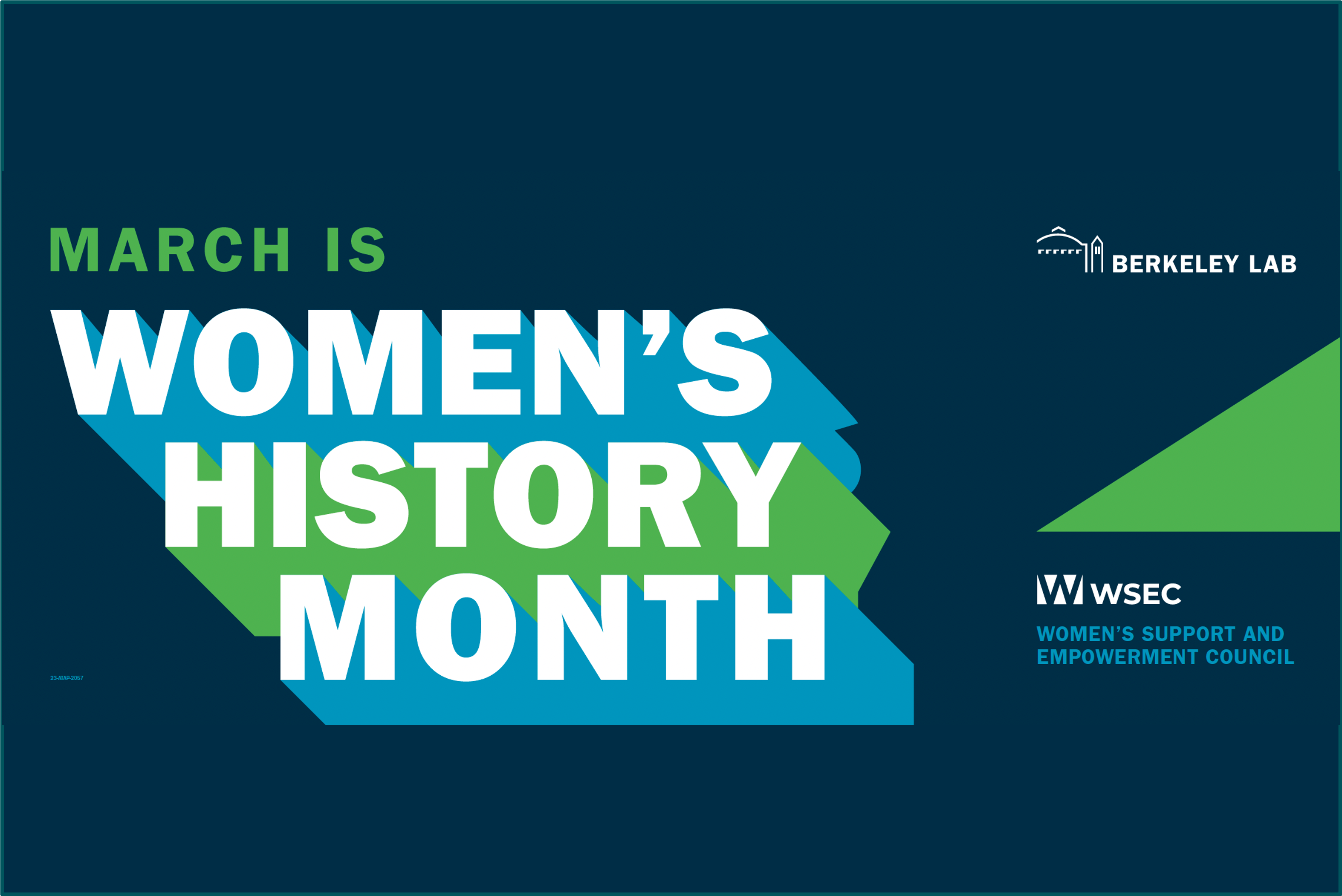 Women's History Month banner