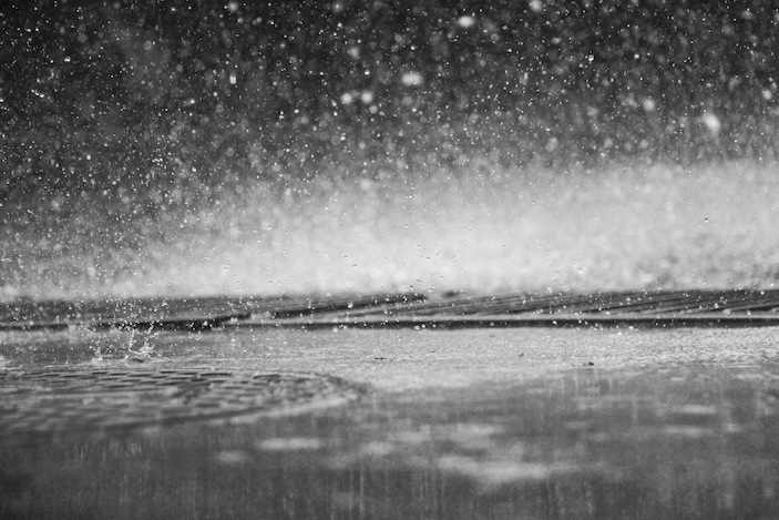 photo of raindrops