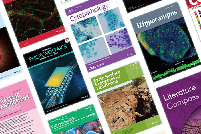 photo of scientific journals