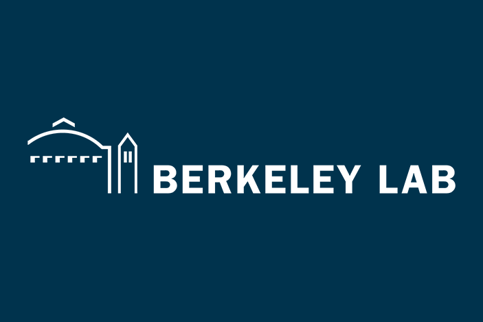 Berkeley Lab logo on blue background