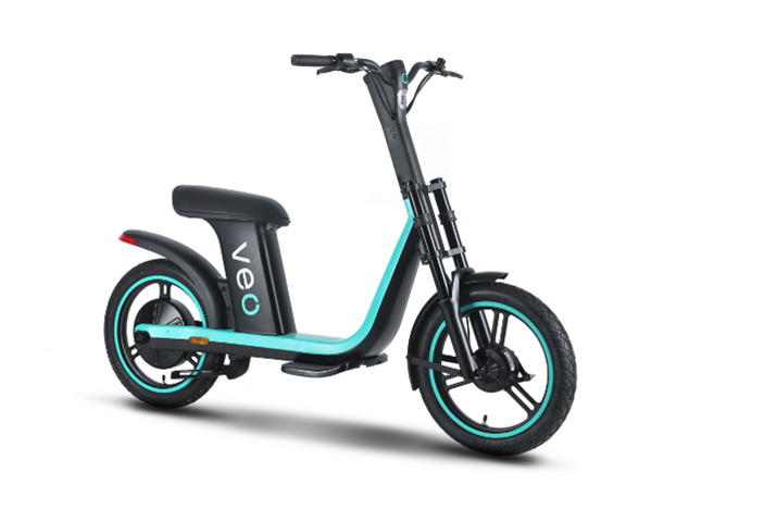 teal sit down scooter