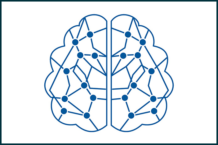 illustration of an AI brain