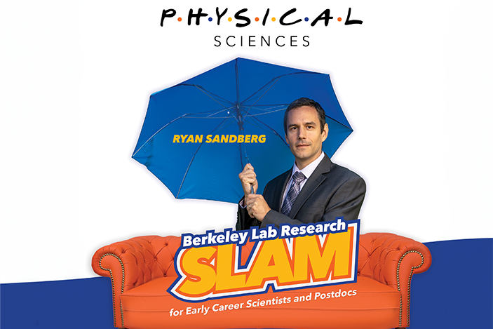 Researcher Ryan Sandberg collaged with Lab SLAM logo