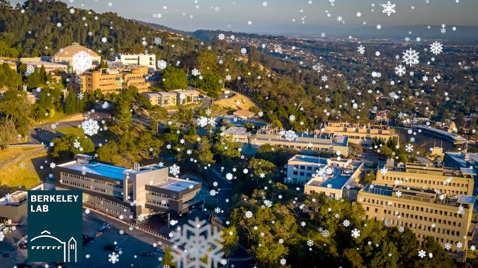 Berkeley Lab snow background
