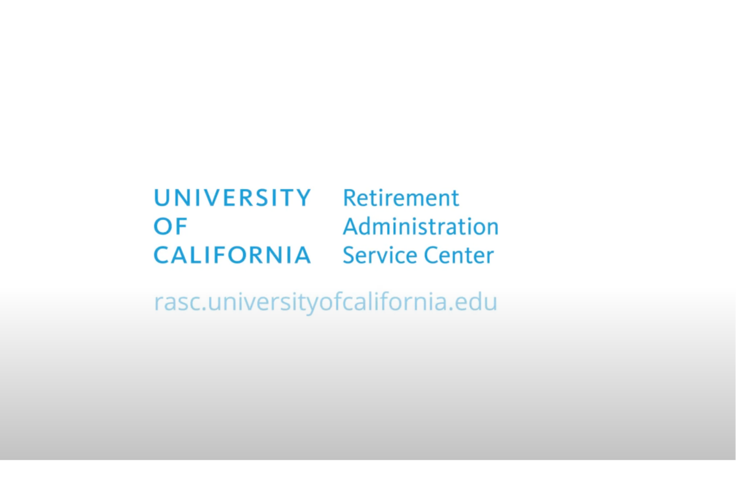 UC Retirement Administration Service Center (RASC) logo