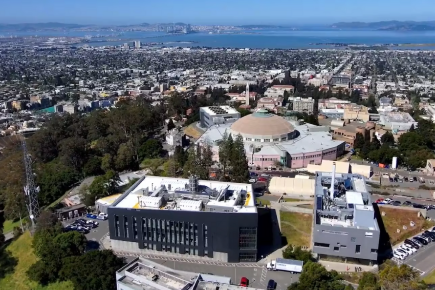 View of Berkeley Lab hill site