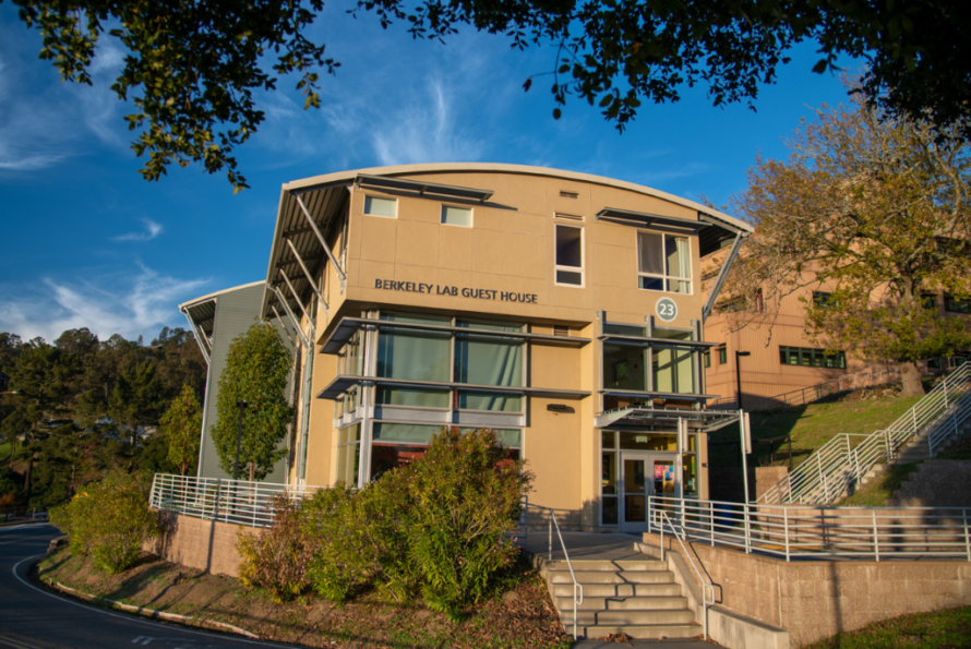 exterior view of building 23, the Guest House