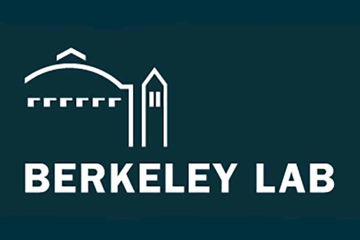 Graphic of Berkeley lab logo with words Berkeley Lab below logo.