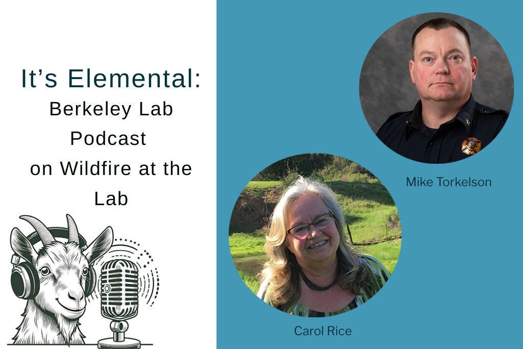 Composite image of two people with names