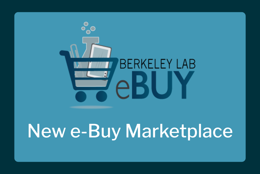 image of the Berkeley Lab e-buy logo