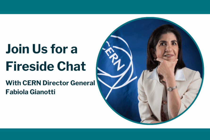 Headshot of CERN Director-General Fabiola Gianotti