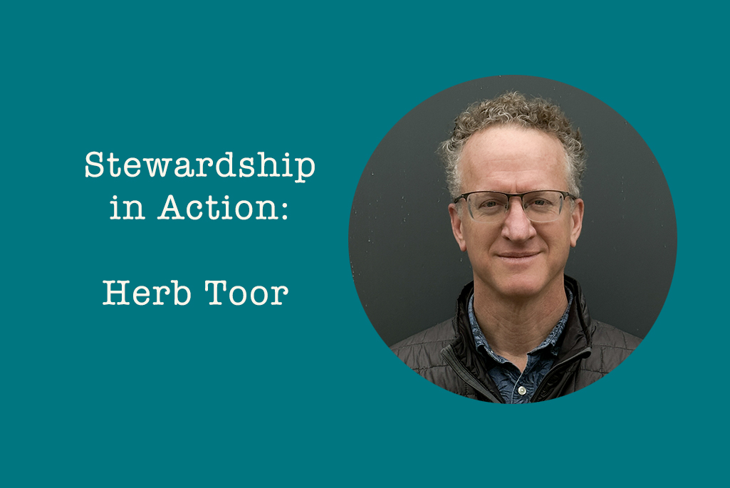 Headshot of person with text and name