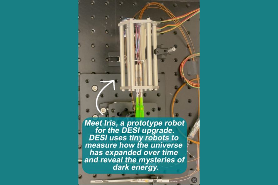 Prototype robot for DESI upgrade