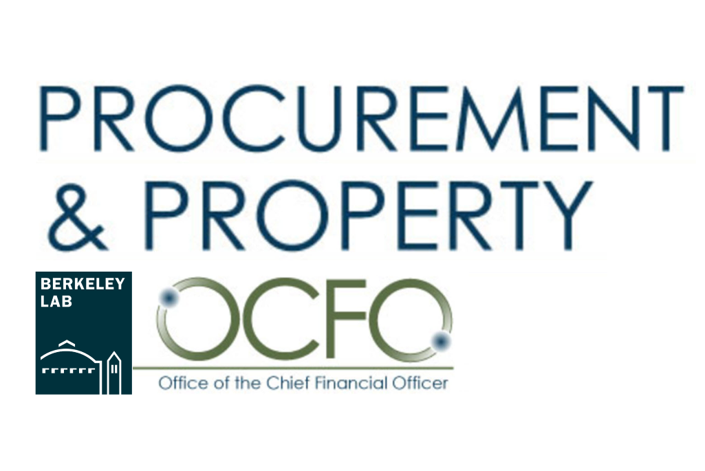 Logo labeled "Procurement & Property OCFO".