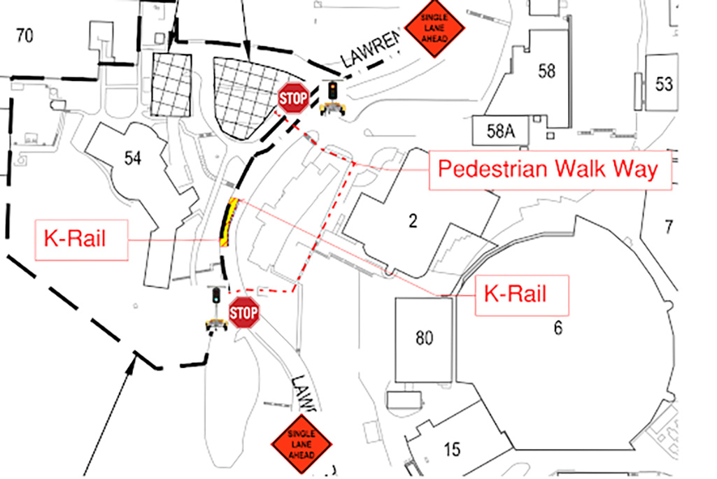 construction zone map