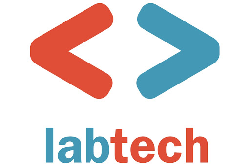 The Berkeley LabTech logo represented by greater-than and less-than symbols above word "labtech"